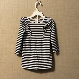 Wonder Nation Navy and White Striped Kids Blouse